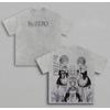 Japanese Anime T-shirt For Men's Clothing Vintage Washed Oversized T Shirt Summer Short Sleeve Cotton Tees Clothes