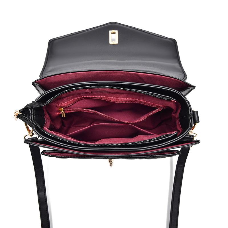 IELGY Fashion One-Shoulder Messenger Bag Diamond Portable Korean Casual One-Shoulder Messenger