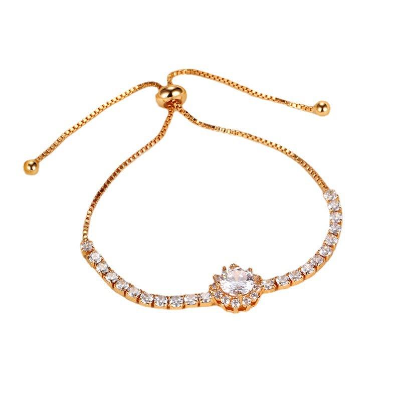 Полностью бриллиантовый браслет Год Лошади может вытянуть экологически чистую медную ювелирную цепочку