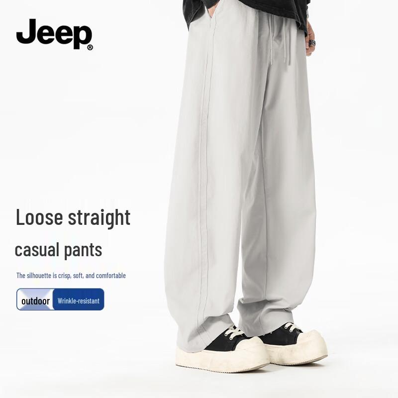 

Jeep Men s Relaxed Straight-Leg Cargo Pants M