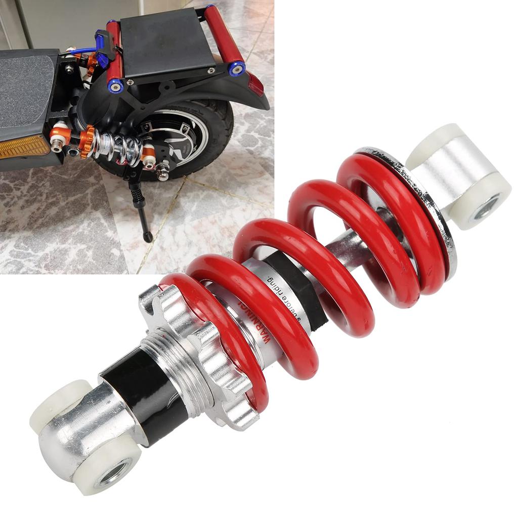 Scooter Shock Absorber Rear Shock Suspension Damper Load Capacity 750LB/IN Double Hole 4.9 inches