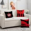 UU2 Rock Band Music Cushion Cover Birthday Anniversary Gifts Double Sided Printed Zipper Cushion Cover Soft Skin Bedding