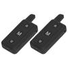 2 Pcs Mini Walkie Talkies Dual Band VHF UHF Compact Portable 2 Way Radios for Shopping Malls Bars