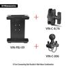 Heavy-Duty Outdoor Tablet Stand with U-bolt Round Tube Mount for 7-14 Inch Tablets