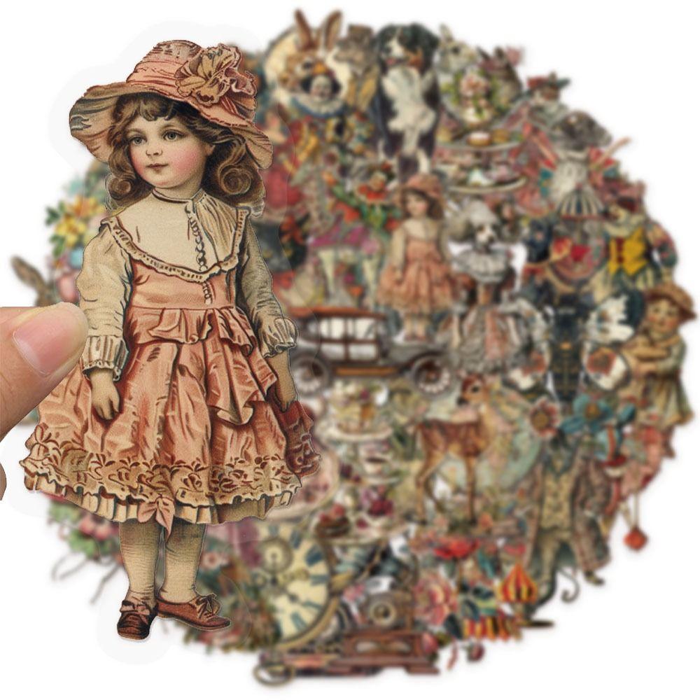 Waterproof Victoria Stickers 50PCS Pack Laptop Stickers Cute Cartoon Decals  Luggage Decoration