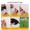 2pcs Outdoor Solar Jellyfish Light, 7 LED Fiber Optic Pathway Lights , for Courtyard, Garden, Villa, Lawn, Waterproof Camping