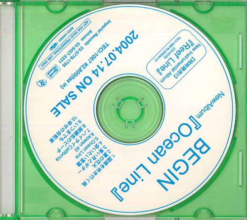 

CD BEGIN - Ocean Line NONE AMUSE 2004 Japan Japanese Pop/Rock Used
