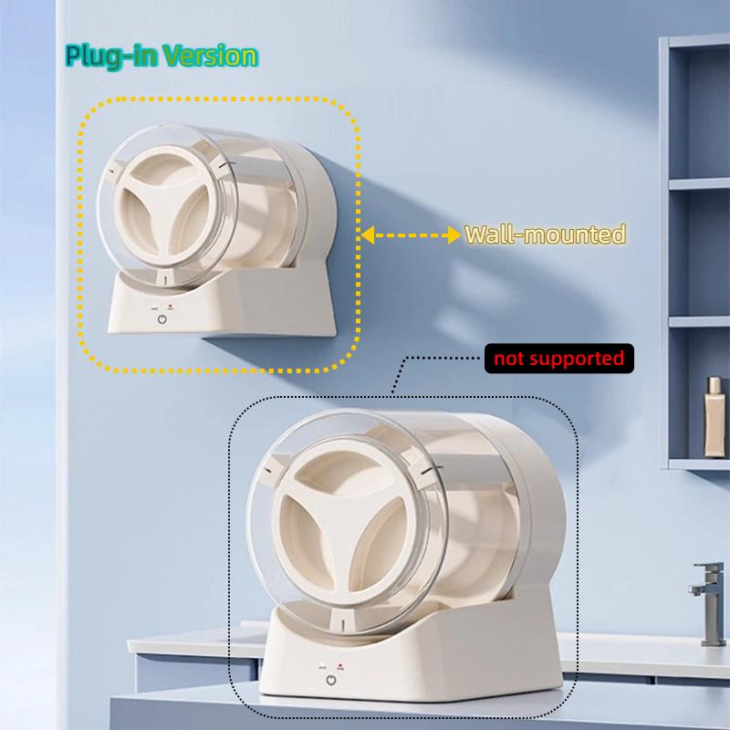 

Настенная/настольная однобаковая стиральная машина для носков, нижнего белья и трусов - Маленькая мини-стиральная машина 【Plug-in】Wall-mounted