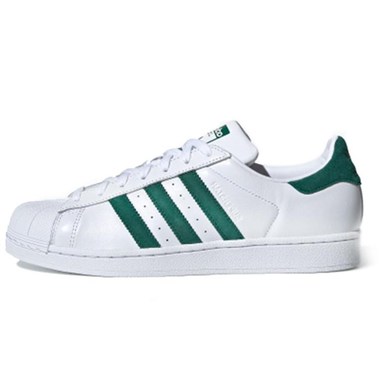 adidas Superstar White Collegiate Green Men s EE4473 EU 42⅔