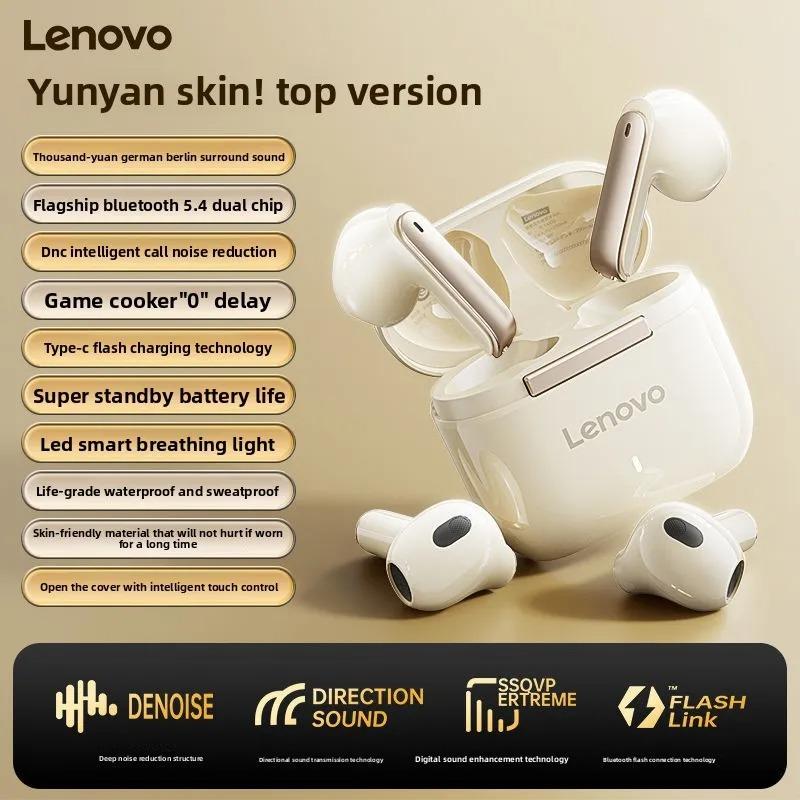 

Оригинальные беспроводные наушники Lenovo TA100 TWS 5.4 Bluetooth Наушники Стерео Шумоподавление Музыка Игровые Вкладыши Спортивная Гарнитура бежевый