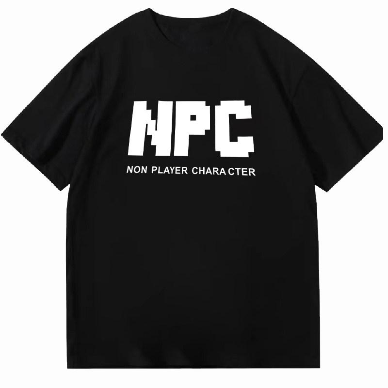 White Npc Prop Synthesis Creative Game Graphic Tee Cotton Unisexs Unisexs Tshirt Vintage Streetwear
