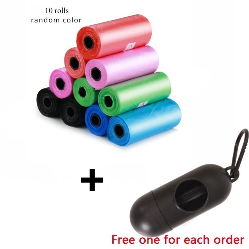 1/10PCS New Pet Garbage Bag Dispenser Dog Poop Bag Shovel Capsule Convenient Pet Garbage Bag Dog Poop Bag Cat Feces Cleaning Bag