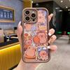 Applicable To OPPO Reno16Pro Cartoon Mobile Phone Case A6X Bear Sticker A78 Protective Case A6 Hand Rope