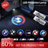 BABH1 2Pcs Led Laser Projector Car Door Welcome Light for BMW 50th M E84 E87 X5 E70 F25 E90 E91 F01 F02 E60 E61 F10 F15 F30 M3 M5