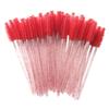 100Pcs/Bottle Disposable Mascara Wand Eyelash Brush Faux Crystal Eyebrow Spoolies Brush Portable Lash Makeup Applicator Brush Tools