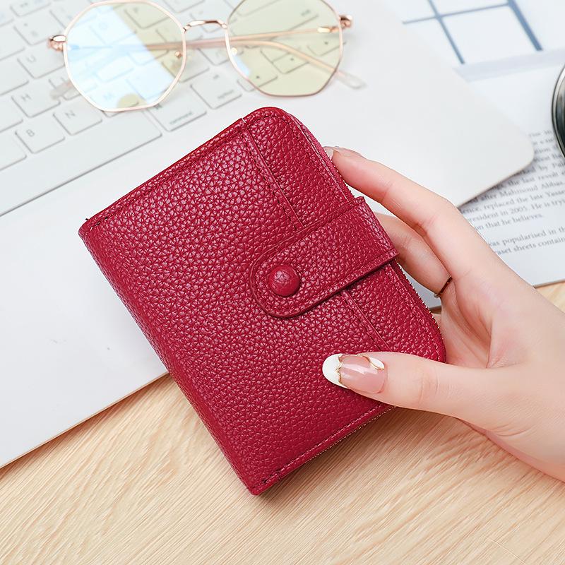 New Women's Short Wallet Women's Organ Card Bag Multi-Card Position Fashion Card Holder ID Card