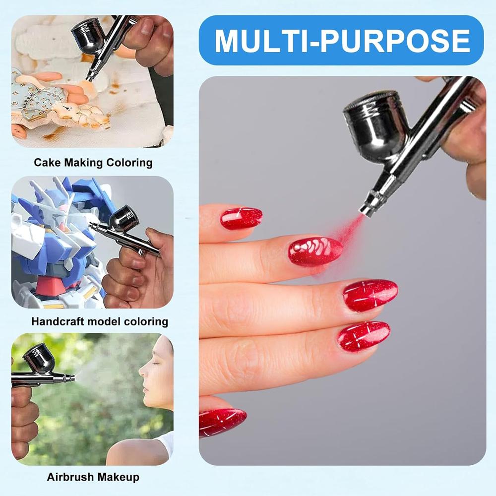 Portable Single Action Airbrush 0.3mm Nozzles Spray Airbrush Pen For Model Cake Nail Car Painting Beauty Inkjet Tool