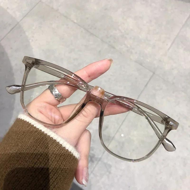 

Новый тренд Сверхлегкие очки для женщин Винтажные Оверсайз Круглая оправа Очки Блокировка синего света для чтения Компьютерные очки