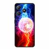 For Realme Narzo N61 Phone Case N 61 Coque Flowers Black Silicone Soft Back Cover For Realme Note 60 Case Note60 Funda Bags Capa