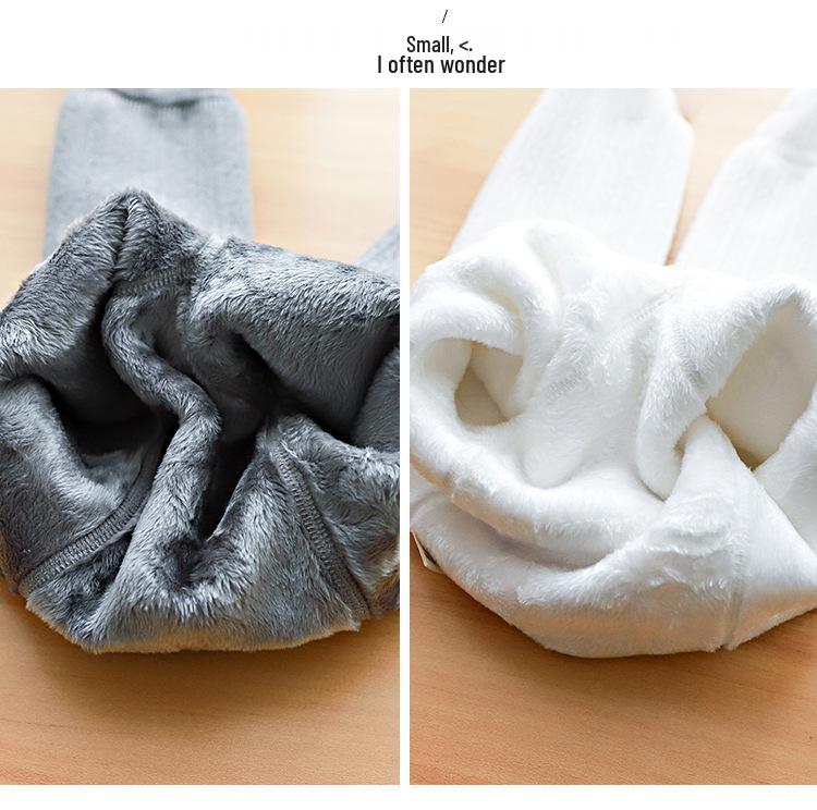 Infant & Girls' Cartoon Leggings: Thick, White, One-Piece Tights for Spring, Autumn, & Winter