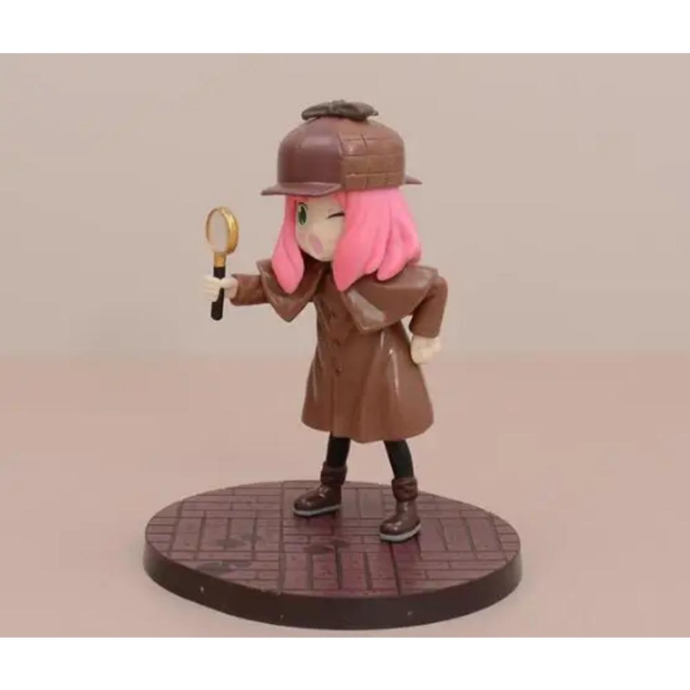SPY×FAMILY Anya Forger as Detective Anime Action Figure Toys 13CM