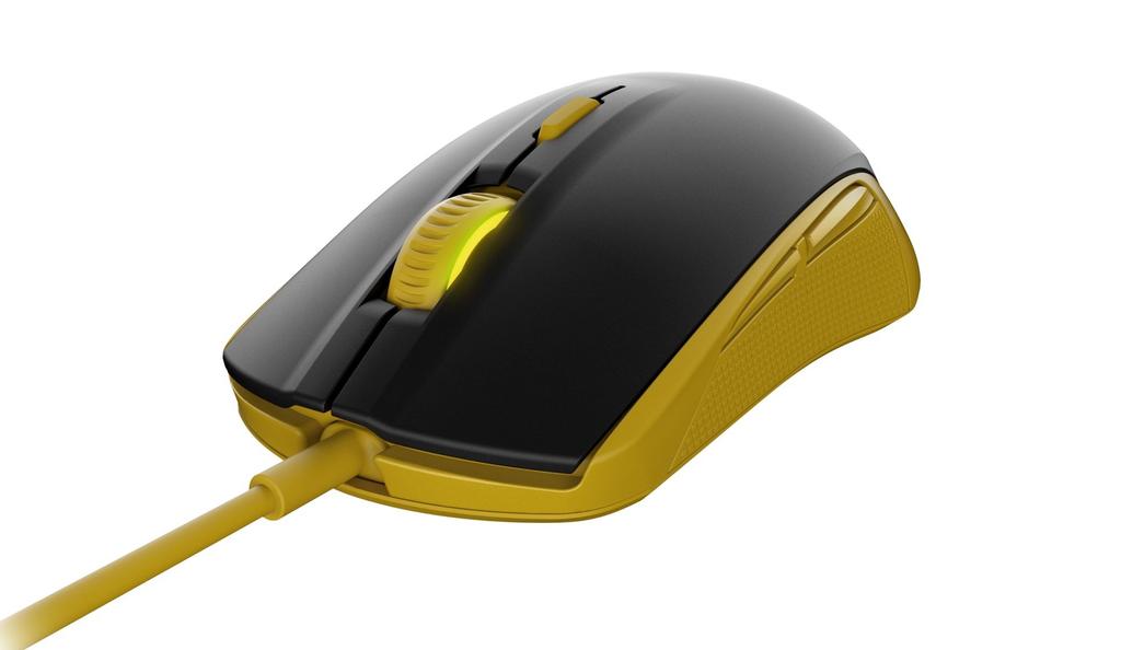 Maus SteelSeries Rival 100 Proton Gelb 62340 []Gaming