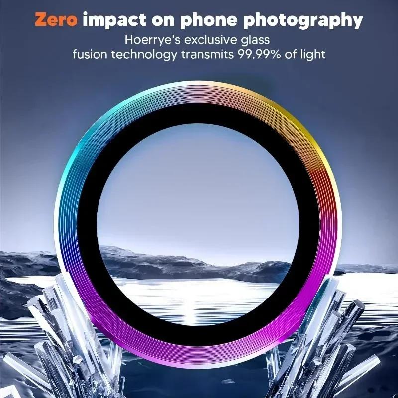2 Pcs Camera Lens Protector For Samsung S2 S24 Ultra Plus A6 A 9H Tempered Glass Screen Protector Cover Film Metal Ring