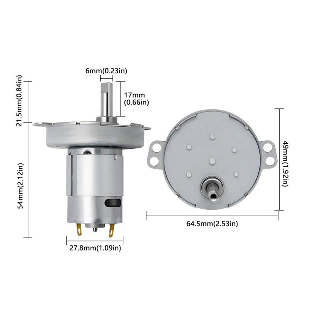 Compact Size JS50/280 Washer Motor Replacement Gear Motor