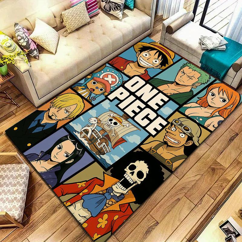 Monkey D Luffy Carpet Rug For Living Room Bedroom Home Sofa Decoration,kids Play Nonslip Floor Mat