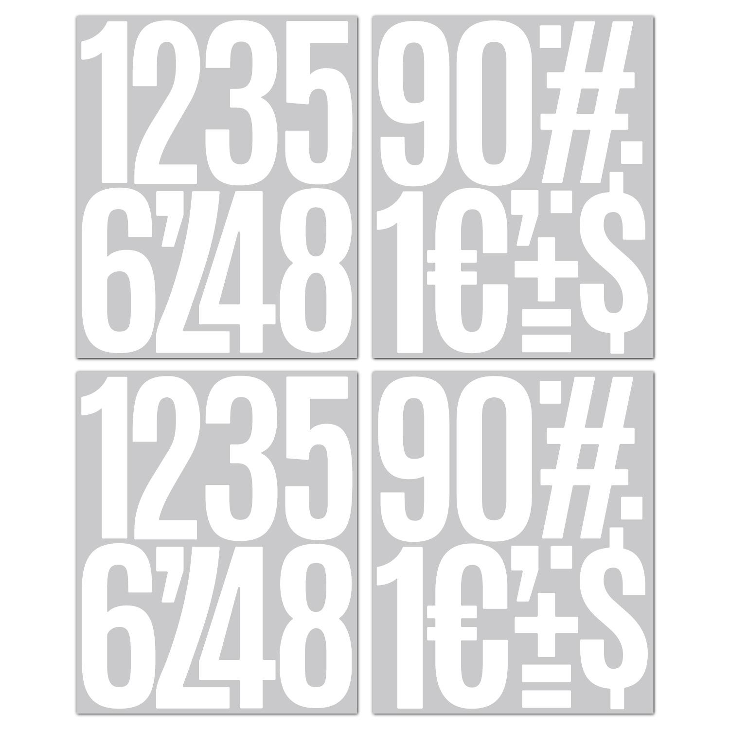 

5-дюймовая буквенно-цифровая наклейка большого размера, украшение для семейной вечеринки по случаю дня рождения, наклейка на автомобиль, почтовый ящик, стену, наклейка с буквой 22*26.8cm