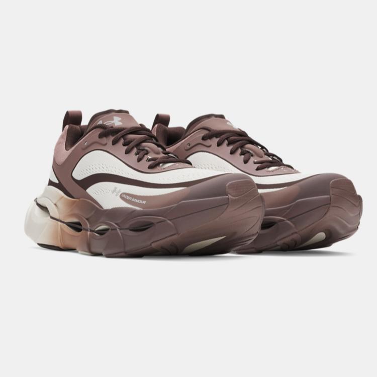 Under Armour Halo Racer Bianco Summit Marrone Kona Scarpe da Ginnastica da Uomo Sierra-Taupe 6007639-110