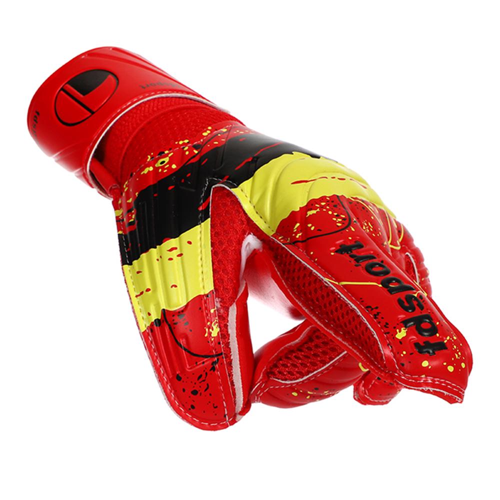 Men Kids BoysWomen Goalkeeper Gloves Finger Save Protection 4MM Thicken Latex Rugby Soccer Football Goalie Keeper Gloves Guard