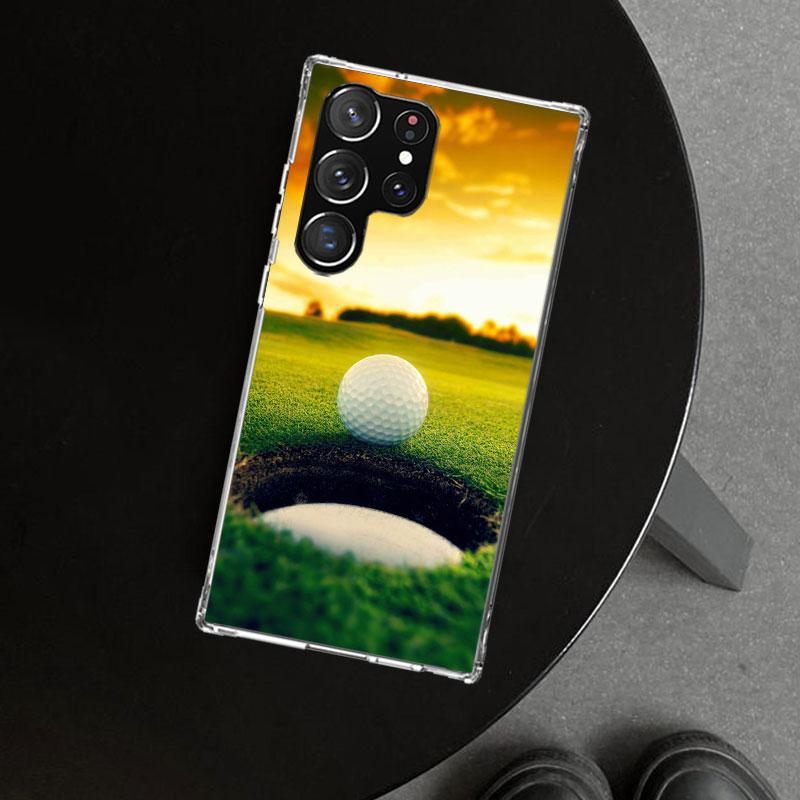 Modern Golf Sports Phone Case Cover for Samsung Galaxy S26 S25 Edge S24 S23 Ultra S22 Plus S21 FE S20 + Art Customized Fundas Ga