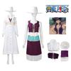 Cos One Piece Cos Cosplay White Costume With Nicorobin Character