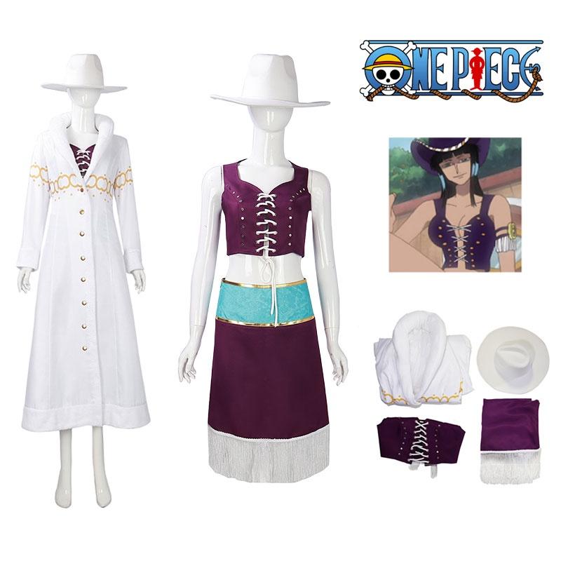 Cos One Piece Cos Cosplay White Costume With Nicorobin Character