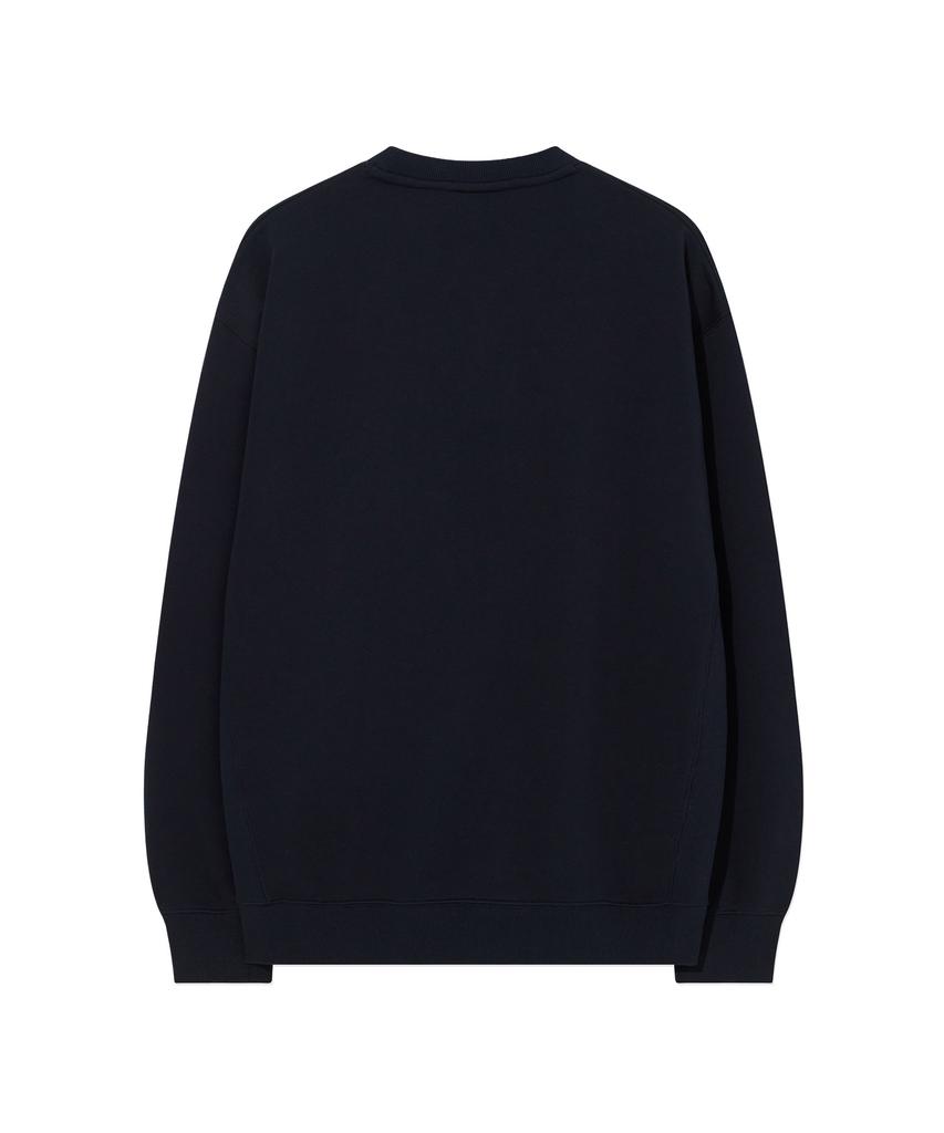 COVERNAT Classic Arch Logo Sweatshirt Dark Navy