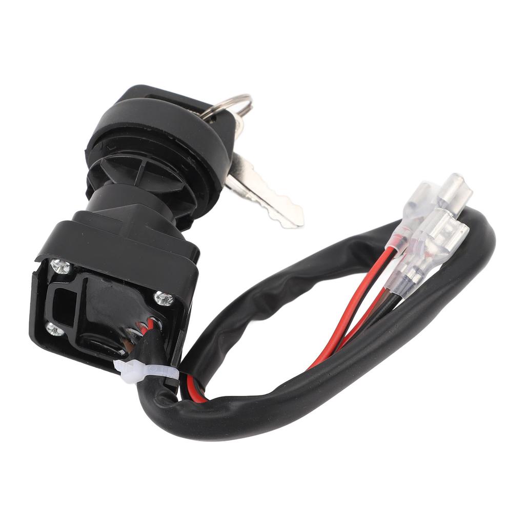 ATV Ignition Key Switch 4 Pin Enhanced Performance Ignition Starter Switch with Keys Replacement for Polaris Xplorer