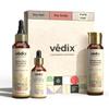 Vedix Ayurvedic Hair Care 3 Pc Kit | Normal/Oily & Curly | Dry Scalp