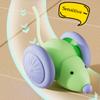 Intelligent Electric Mouse Cat Toy for Interactive Playtime with Obstacle Avoidance Silent Charging 1.5H Battery Life