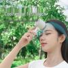Foldable Handheld Cooling Mini Fan with Ice Compress