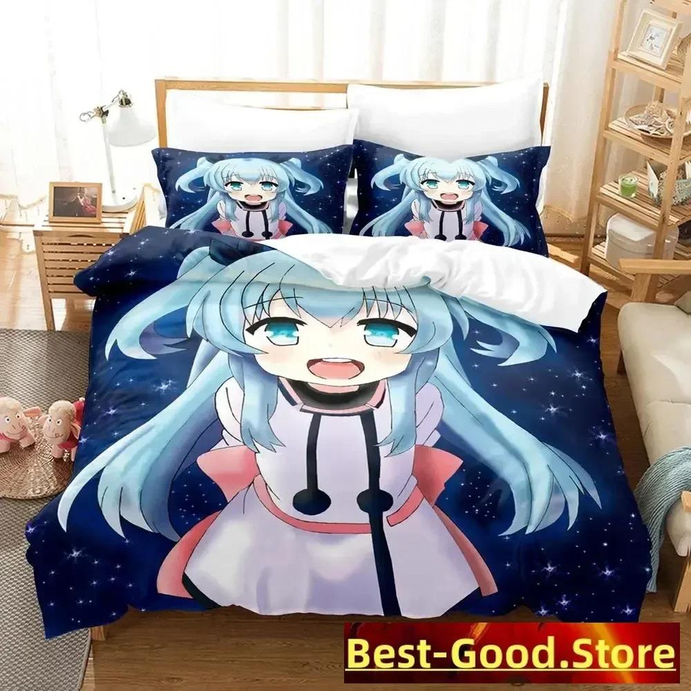 New Sora No Method Celestial Method Bedding Set Single Twin Full Queen King Size Bed Set Adult Kid Bedroom Duvetcover Sets Anime