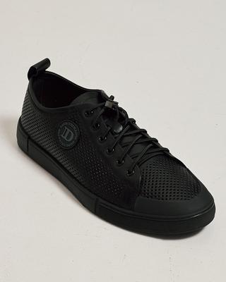 Baskets perforées Davis 12142 40 Cuir noir