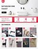 AODEYI Gold Brass Pop-Up Basin Waste Drain, Basin Mixer P-Trap Waste Pipe Into The Wall Drainage Brass Vessel Or Ceramic Sink