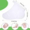 100pcs Disposable Plastic Foot Covers For Feet – Leak-Proof Paraffin Wax Bath Liners, Moisturizing Socks For Pedicure, Spa