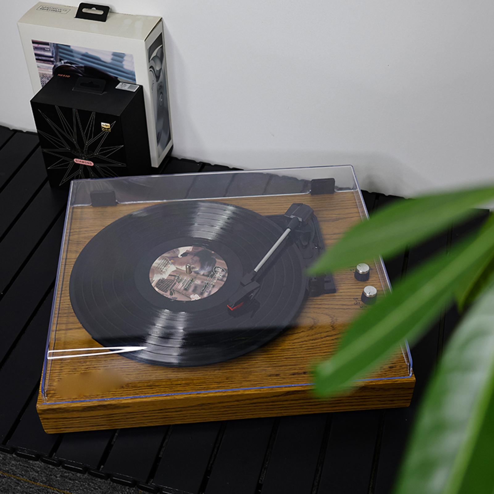 

Ретро Виниловый Проигрыватель LP Портативный Проигрыватель Винтажный Граммофон 3 Скорости BT5.0 Беспроводные Динамики Линейный EU