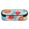 Pen Case Portable Durable 300D Polyester Full Zipper Closure with Pen Slots Mesh Pocket and Spacious Main Compartment for Students
