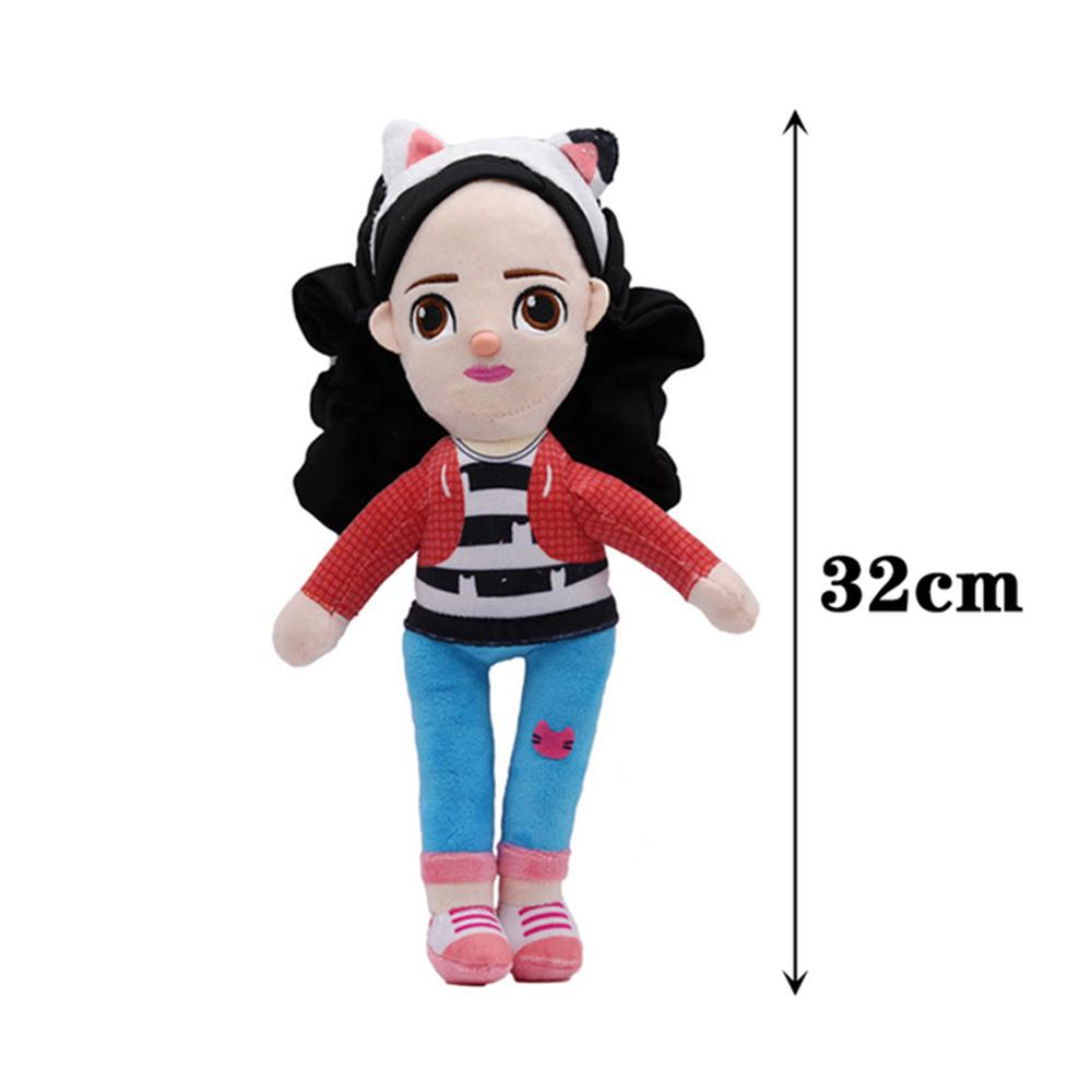 20-32cm Gabby Figure House Plush High Quality Plaything Bagpack Cat Cake Cat Mermaid Plush-Filled Animal Plushie