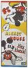 Marushin Disney Mickey Mouse Face 34 X Retro 2005106300 Towel, 80cm, Style,