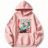 Anime One Piece Gear 5 Luffy Print Hoodie, Loose Fit Pullover Sweatshirt, Trendy Hooded Top for Daily Wear & Manga Enthusiasts