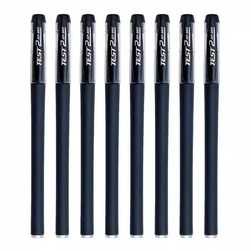 Student 0.5mm Black Gel Pen - Office Stationery Signing Pen